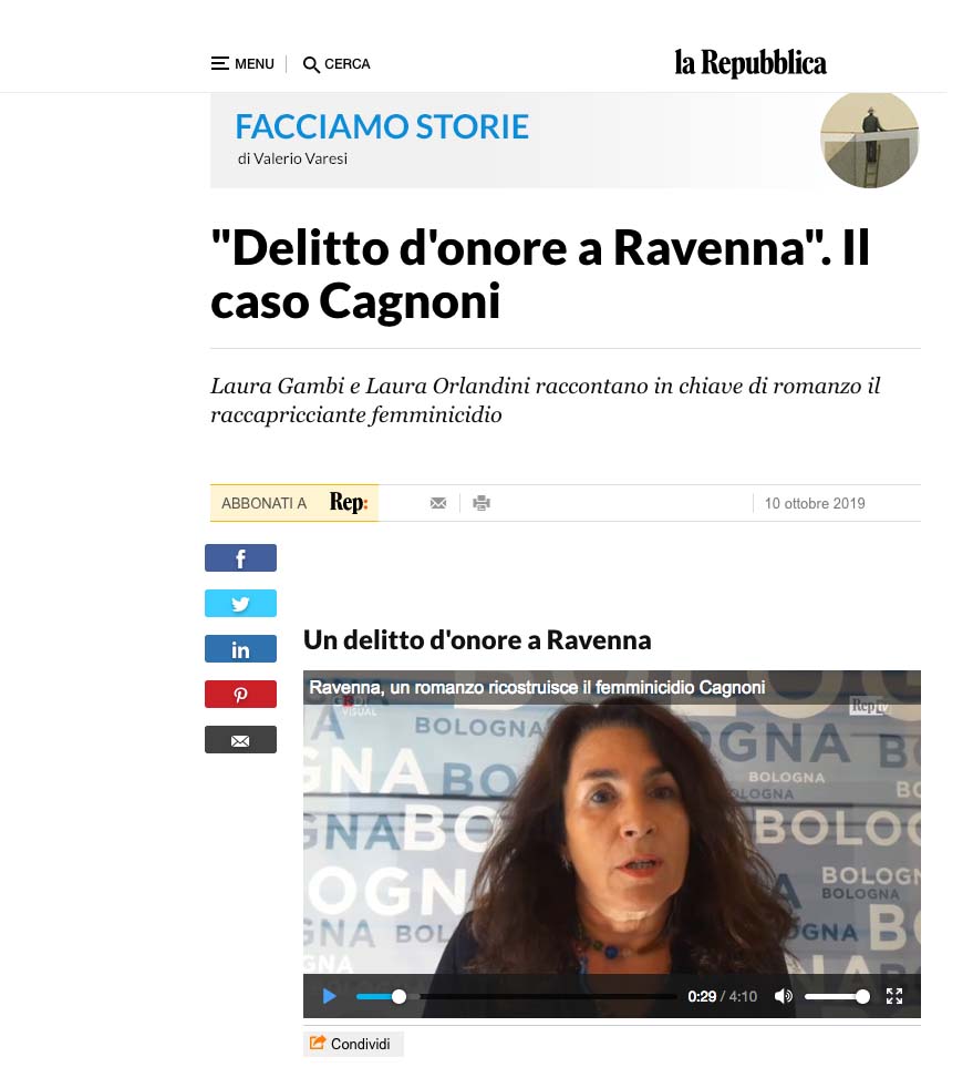 Delitto d'onore a Ravenna