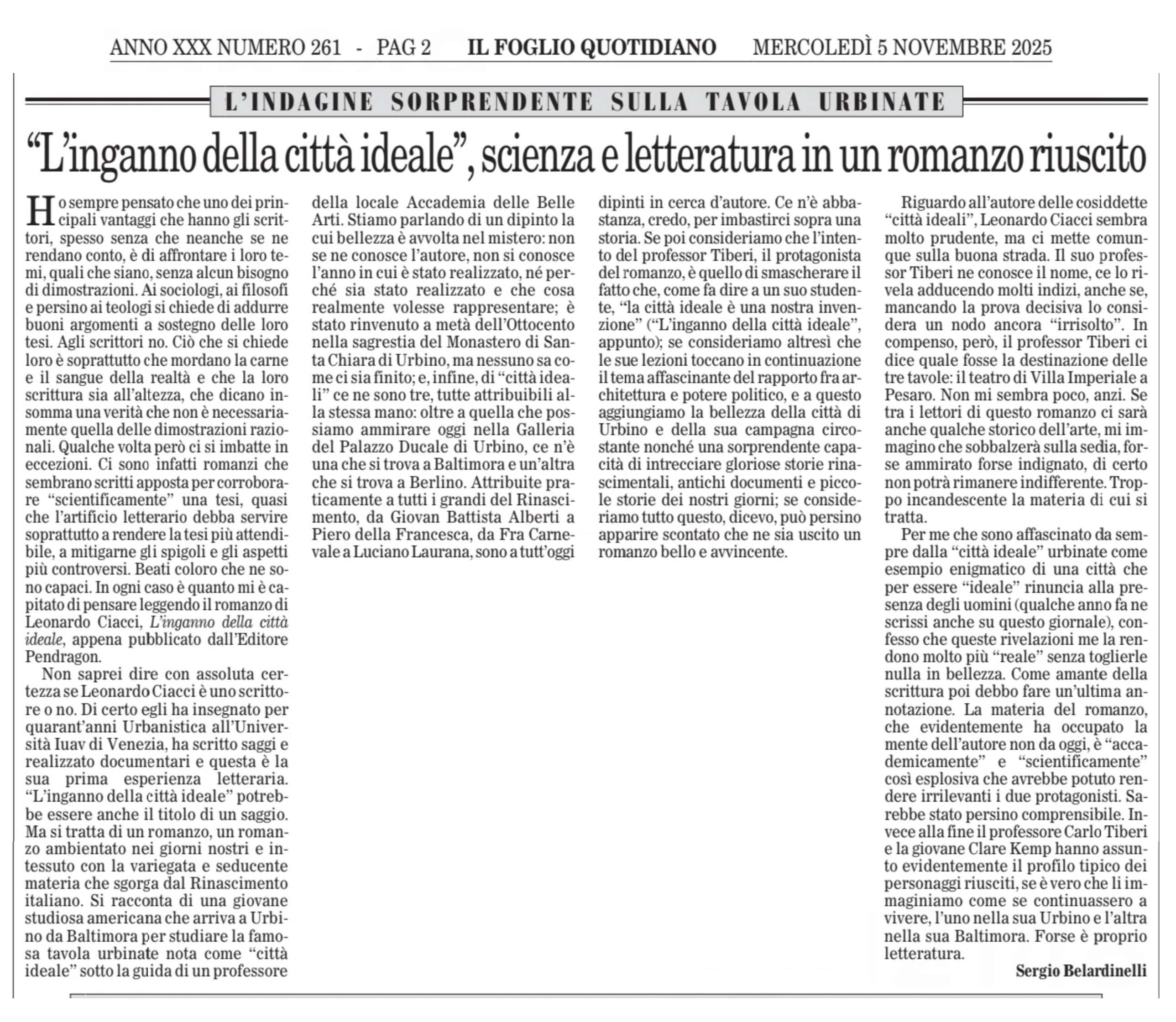 L'inganno della città ideale