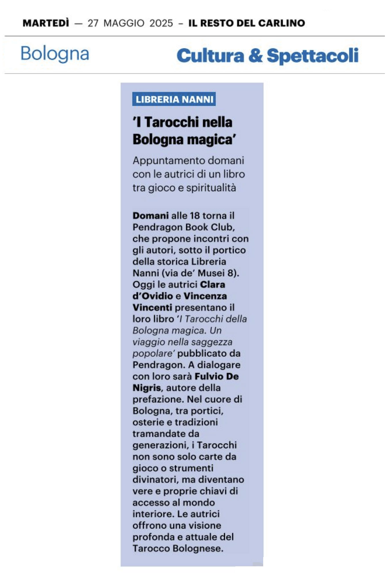 I Tarocchi della Bologna magica