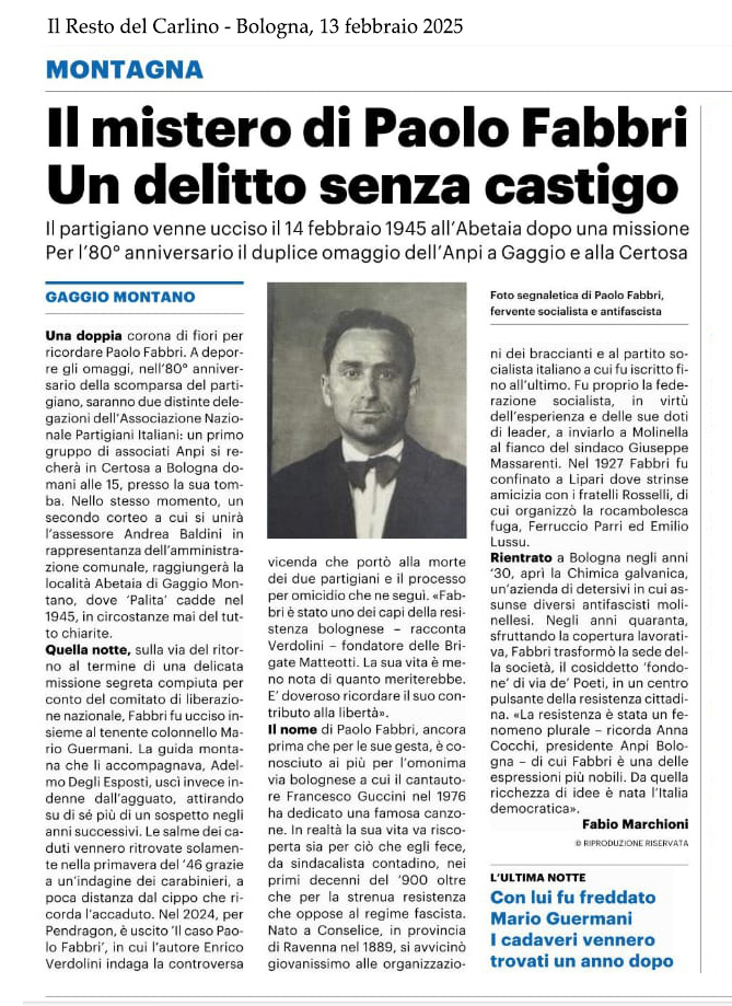 Il caso Paolo Fabbri