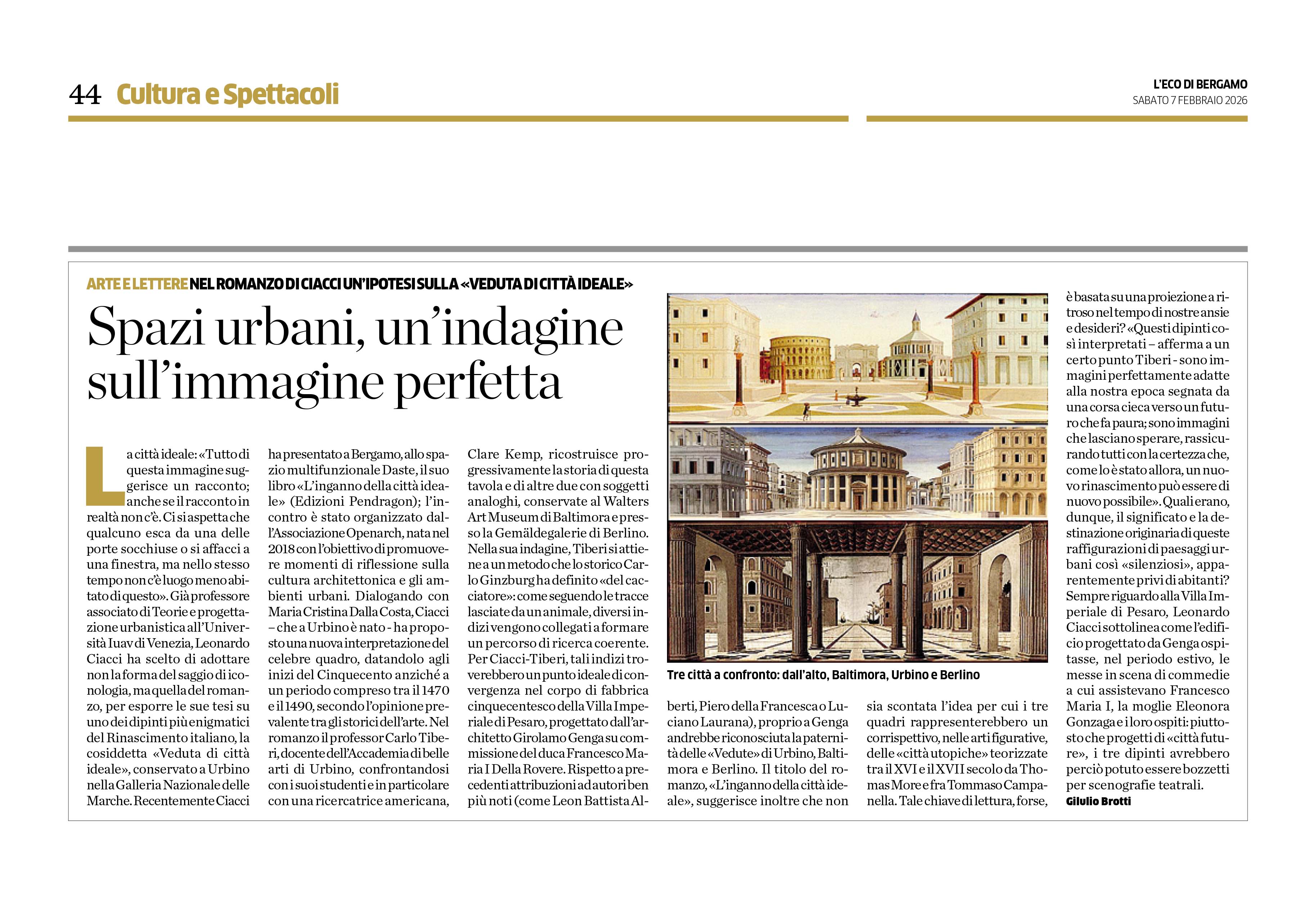 L'inganno della città ideale