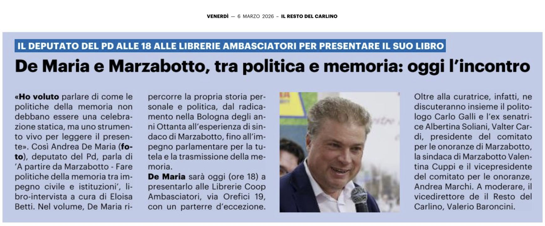 A partire da Marzabotto